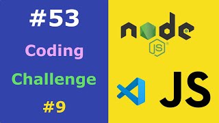 JavaScript for Beginners #53 Coding Challenge 9