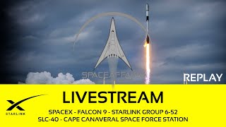 SpaceX - Falcon 9 - Starlink Group 6-52 - SLC-40 - Cape Canaveral SFS - April 19, 2024