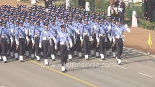 Indian Air Force contingent at 71st Republic Day 26 Jan 2020: defense preparedness \u0026 national price