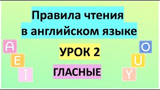 ПРАВИЛА ЧТЕНИЯ И ПРОИЗНОШЕНИЕ В АНГЛИЙСКОМ ЯЗЫКЕ УРОК 2 ГЛАСНЫЕ