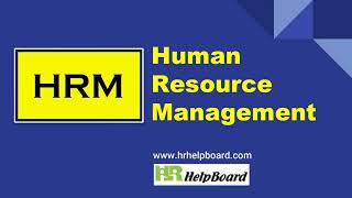 What is HRM Human Resource Management | Meaning | Definition- HRhelp Board
