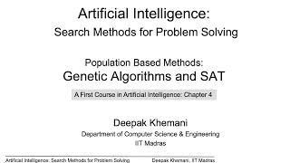 Genetic Algorithms and SAT