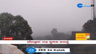 Rajkot : Dense Fog Engulfs Dhoraji and Upleta, Visibility Affected | Weather Forecast