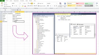 Import excel data into sql server table | srn