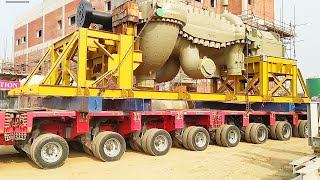 SPMT || heavyvehicle || Transport carrying 240 ton metal heavyweight