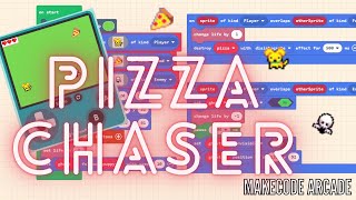 Pizza Chaser in MakeCode Arcade