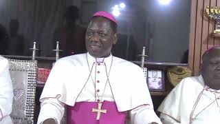 His Excellency Julien Kaboré Apostolic Nuncio to Ghana Visits Emeritus Archbishop Peter Sarpong