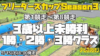 【ダビスタSwitchブリーダーズカップ】2021年5月15日 1R-8R 未勝利・条件戦