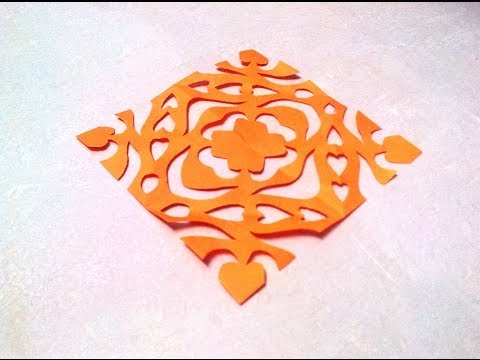 Chinese KIRIGAMI paper cutting tutorials - 2 Chinese KIRIGAMI paper cutting tutorials - 2