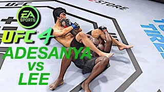 BRUCE LEE vs ISRAEL ADESANYA    EA SPORTS UFC4