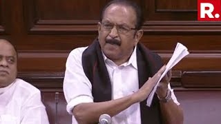 MDMK Leader Vaiko Speaks In Rajya Sabha Over Modi Govt's Move To Revoke Article 370 In J\u0026K