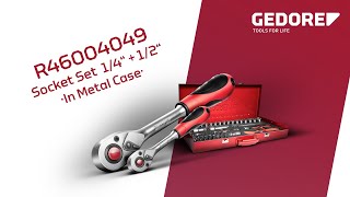 GEDORE red R46004049 SOCKET SET  1/2\