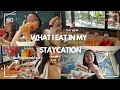 WHAT I EAT IN MY STAYCATION ! *buffet breakfast!!* (DO NOT WATCH THIS IF YOUR HUNGRY)