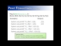 Print Formatting Part 7:: printf() Flag space (JAVA)