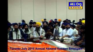 117 Toronto July 2015 Smaagam - Raensabaayee Keertan - Bh. Ranjit Singh Jee Jammu