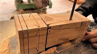 Amazing Ingenious Techniques Woodworking Workers || Rustic Large Woodworking Crafts Wooden Furniture