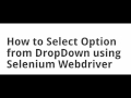 How to select options from Drop-down list using selenium WebDriver||DropDown List Automation testing