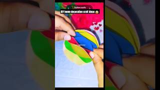 DIY Colourful Honeycomb | How To Make Paper Honeycomb | Paper craft #shorts #diy #viral