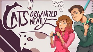 Cats Organized Neatly - Cat Carrie Did Nothing Wrong