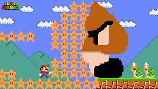 Super Mario Bros., but Everything Mario Touches turns into a Super Star...