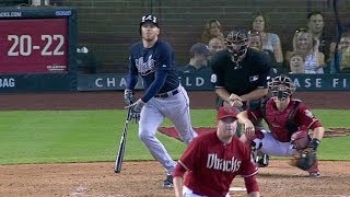 ATL@ARI: Freeman sends a solo homer to center