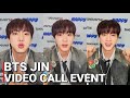 BTS Jin Video Call Fansign Event : Jin 진 Panics Over Crying ARMY & Celebrates Their Birthday 2024