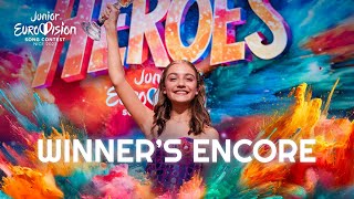 Winner's Performance! Zoé Clauzure - Cœur | Encore | France 🇫🇷  | Junior Eurovision 2023 | #JESC2023