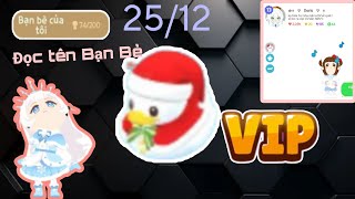 Đọc tên tất Cả Bạn Bè Và Club Trong Play Together 25/12 Merry Christmas