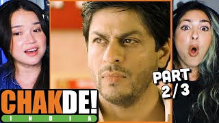 CHAK DE! INDIA Movie Reaction Part 2/3 | Shah Rukh Khan | Vidya Malvade | Sagraita Ghatge