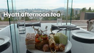 그랜드 하얏트 애프터눈티 (+ 돈은 더 들지만 창가 자리 앉는 꿀팁); Grand Hyatt Seoul for Afternoon Tea