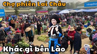 Chợ phiên Lai Châu giáp tết nhộn nhịp Dược liệu Lợn rừng kín chợ có khác gì Chợ bên Lào