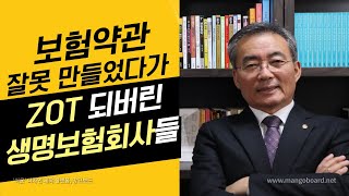 제48화. 보험약관 잘못 만들어 좆되버린 생명보험회사들