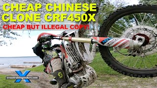 Chinese clone of the Honda CRF450X review: cheap but an illegal copy 😢︱Cross Training Enduro