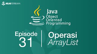 Belajar Java [OOP] - 31 - Operasi Array List