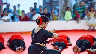 നൃത്തയോഗ|nritha yoga|yoga dance|thiruvullakkavu temple|girija madhavan