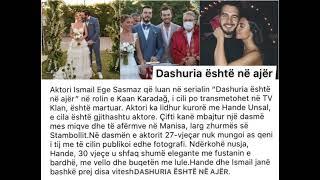 Martohet aktori i serialit “DASHURIA ËSHTË NË AJËR.💍