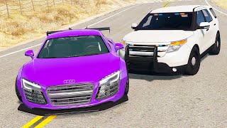 Unmarked Police Chases - BeamNG drive