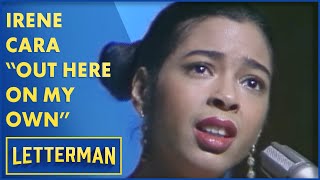 Irene Cara Performs "Out Here On My Own" From "Fame" | Letterman