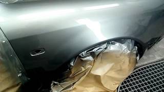 Audi A6 painting with Mipa Cs-90 Klarlack