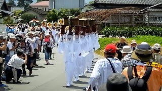 「宇奈利」にカメラずらり　阿蘇神社の御田祭り　熊本