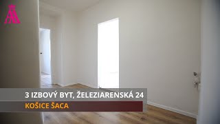 REZERVOVANÝ - NA PREDAJ 3 IZBOVÝ BYT, ŽELEZIARENSKÁ 24, KOŠICE ŠACA