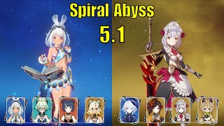 C0 Mualani Vaporize ft. Xilonen & Noelle Chiori Mono Geo | Spiral Abyss 5.1 | Genshin Impact