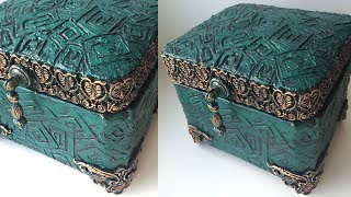DIY Beautiful jewelry box | Handmade box | Paper craft