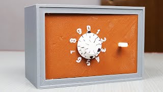 How to make Safe Box with 3 Digit Combination Lock