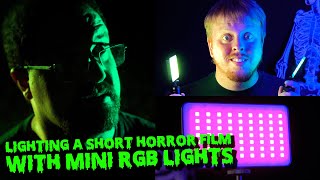 Lighting a Spooky Short Horror Film with Mini RGB LED Lights