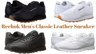 Reebok Men's Classic Leather Sneaker !! Reebok Classic Leather !! Fashion Review