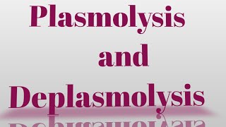 Plasmolysis and Deplasmolysis Difference