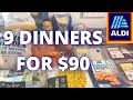 7 DINNERS FOR $100 CHALLENGE | ALDI BUDGET FAMILY MEALS AUSTRALIA