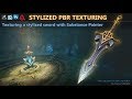 Texturing a stylized sword with Substance Painter (Stylized PBR) - Mini Tutorial