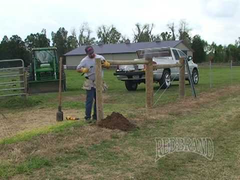 Horse Fence Installation Part 1 of 2 Horse Fence Installation Part 1 of 2